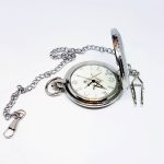 Freemason Silver-tone Vintage Pocket Watch | Monogrammed Letter G - Image 4