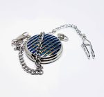 Vintage Turquoise and Silver Pocket Watch | Best Man Gift Idea - Image 3
