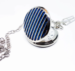 Vintage Turquoise and Silver Pocket Watch | Best Man Gift Idea