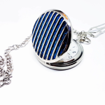 Vintage Turquoise and Silver Pocket Watch | Best Man Gift Idea