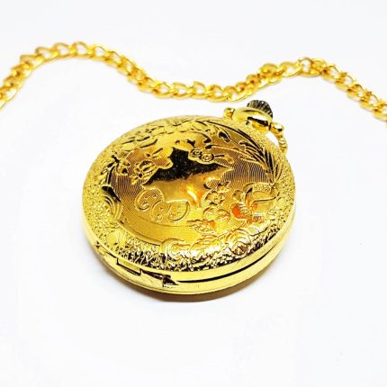 Bohemian Gold-tone Pocket Watch | Vintage Elegant Vest Watch