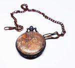 Bronze Hunter Vintage Pocket Watch | Swans Engraved Pocket Watch - Image 4