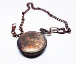 Aged Rose Gold Paris Pocket Watch | Vintage Whimsical Pocket Watch - Image 3
