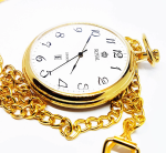Gold-tone Pocket Watch Royal London | Vintage Pocket Watch