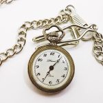 Vintage French Silver Pocket Watch | J. Fresard Paris Little Pocket Watch