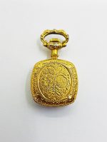 Tiny French Clyda Pocket Watch | 90s Clyda Paris Pocket Watch Medallion - Image 3
