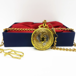 Tiny Vintage Gold-tone Pocket Watch | Groomsman Gift Idea