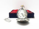 Vintage Bohemian Silver Pocket Watch | Floral Retro Vest Watch - Image 5