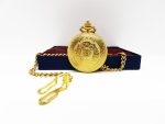Vintage Victorian-style Gold-tone Pocket Watch with Champagne Dial - Image 5