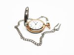 Stunning Rose Gold and Silver Pocket Watch Vintage | Can Be Engraved Upon Request - Image 5