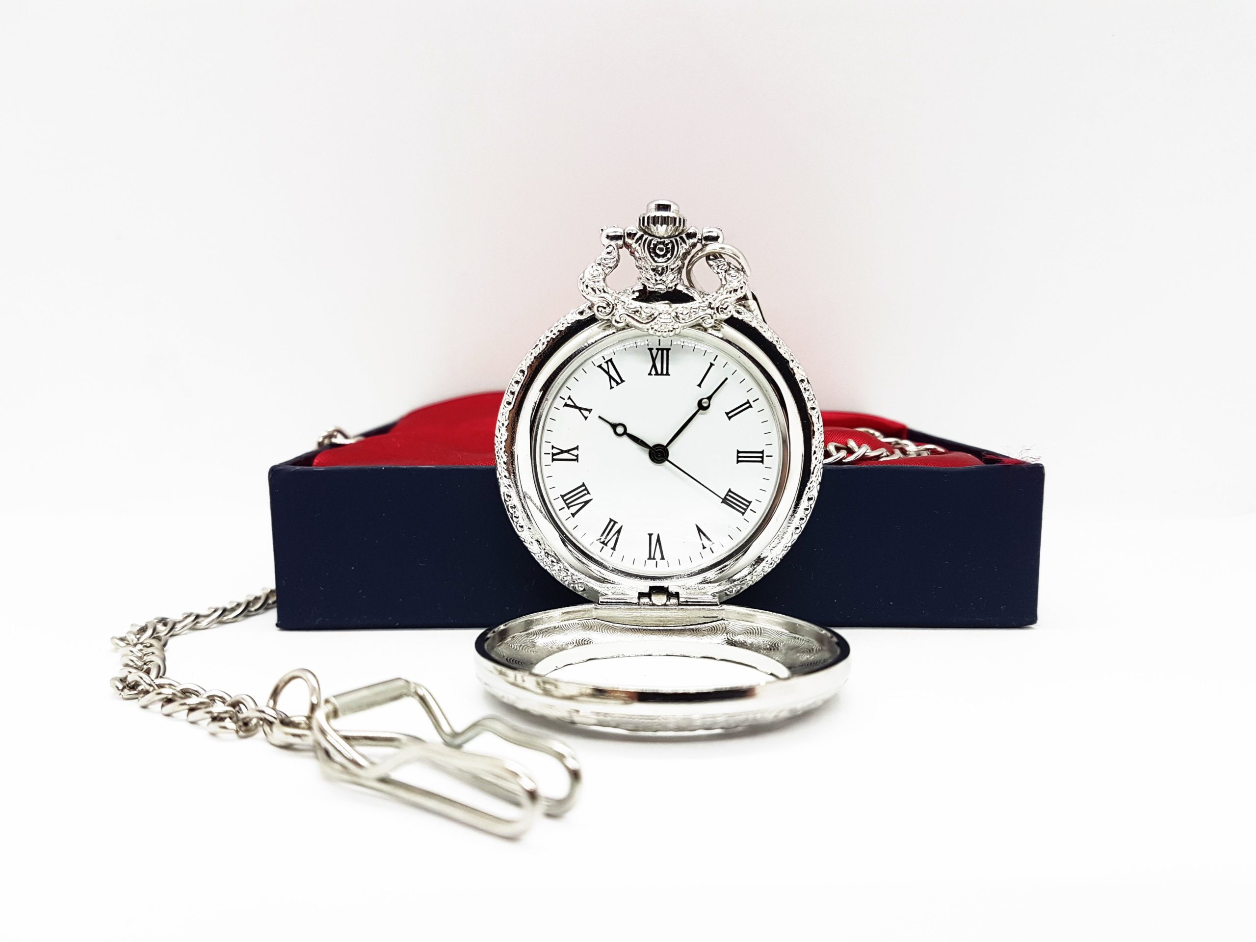 20181214_151538.jpg Wedding Suit Silver Pocket Watch Vintage | Can Be Engraved Upon Request - Image 1