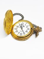 Gold-tone Eagle Watch-it Pocket Watch | Quartz Pocket Watch for Gents - Image 7