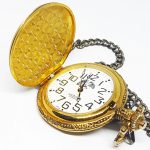 Gold-tone Eagle Watch-it Pocket Watch | Quartz Pocket Watch for Gents