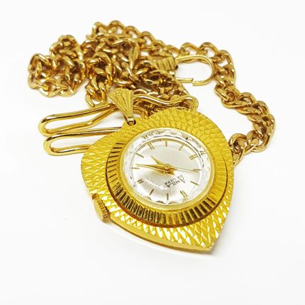Stunning Heart-shaped Medallion Watch | Amila De Luxe Locket Watch