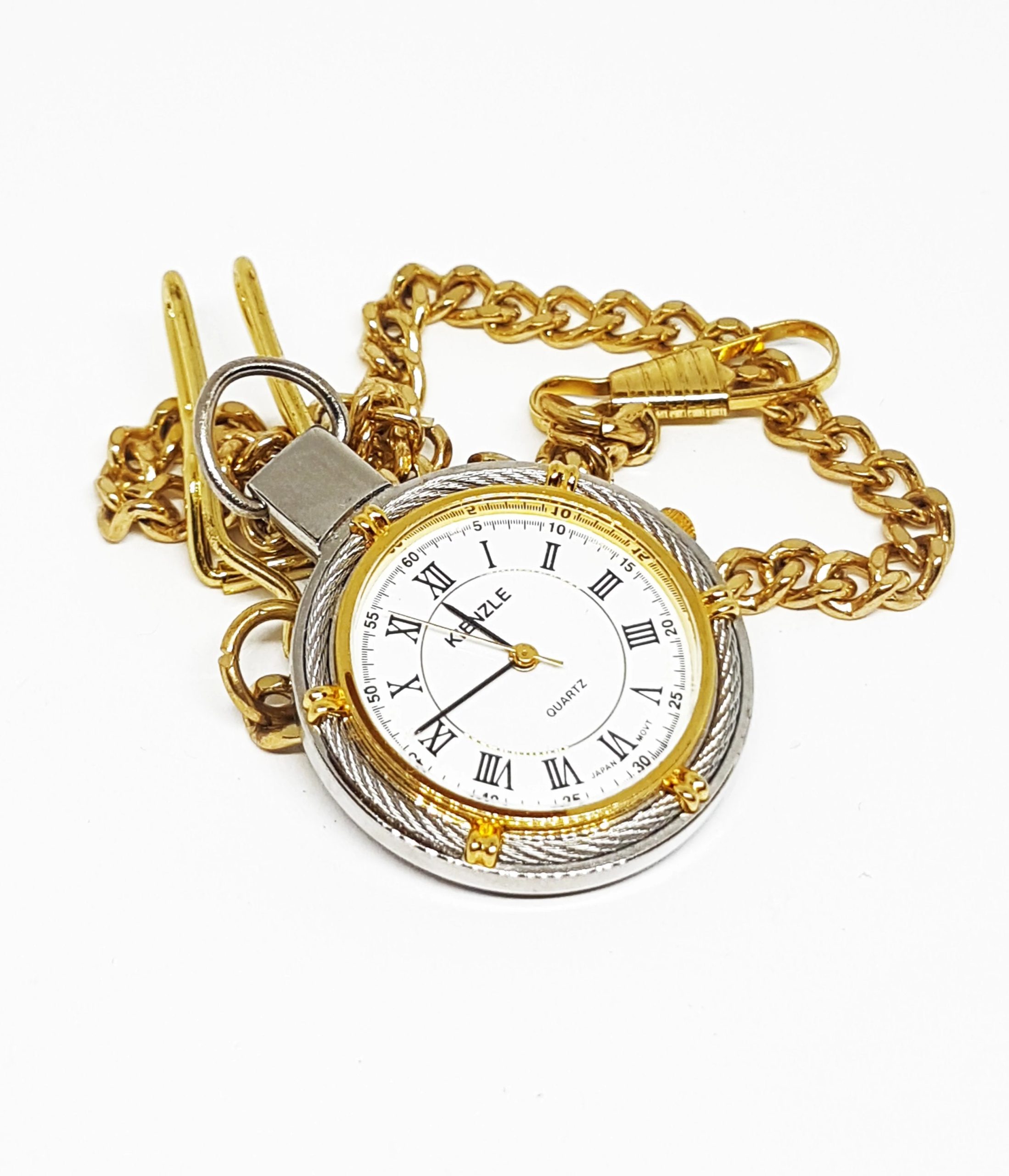 20191212_184317.jpg Two-tone Kienzle Pocket Watch | Personalize Your Pocket Watch - Image 1