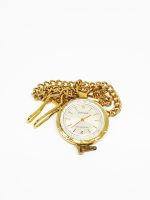 Vantage by Hamilton Shockresistant Pocket Watch  | Gold-tone Vintage Pendant - Image 4