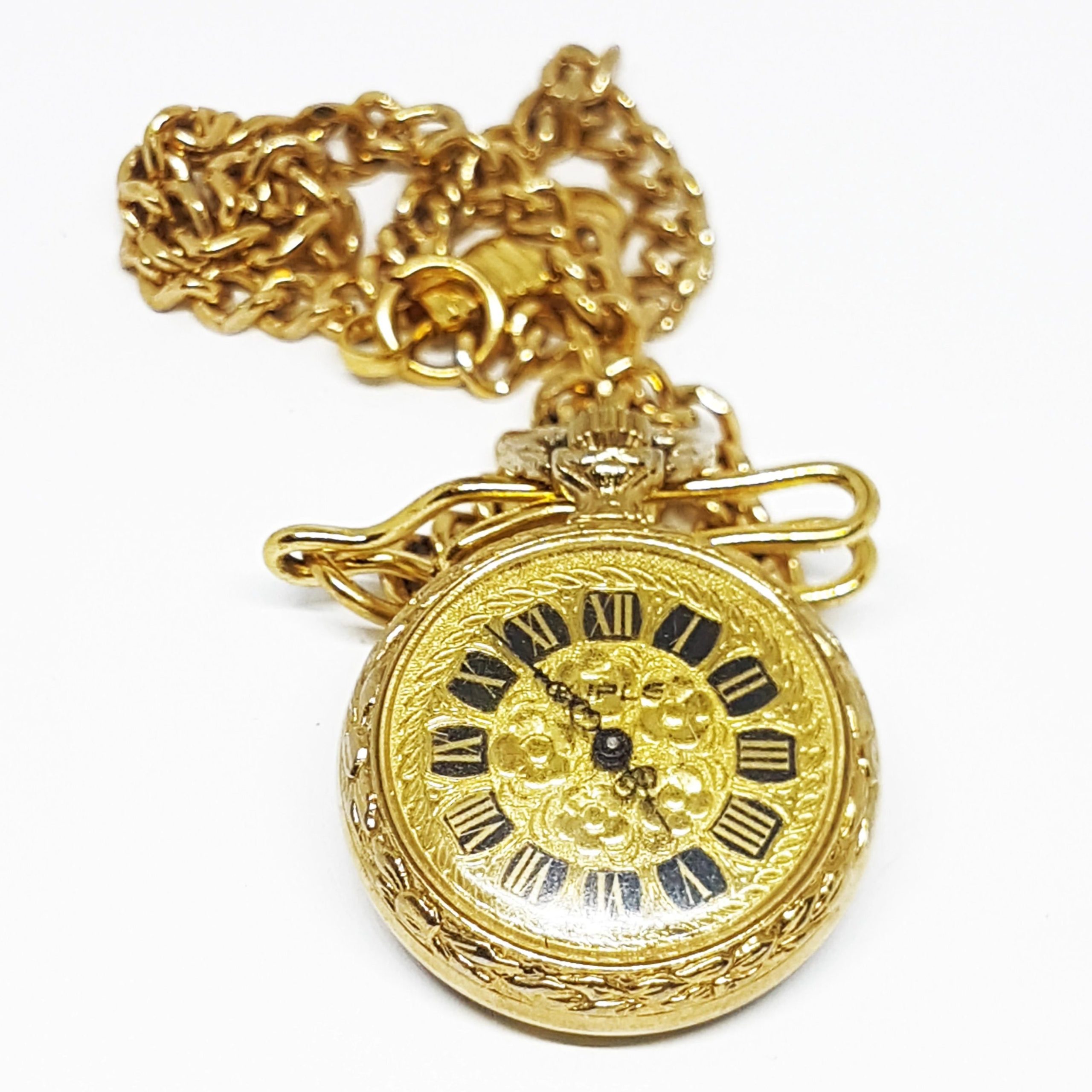 20191212_185216.jpg Vintage Kiple Pocket Watch | Gold-tone Vintage Pendant - Image 1
