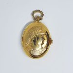 Gold-tone Roman-style Pocket Watch | Vintage Pocket Gift Watch - Image 5