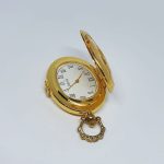 Gold-tone Roman-style Pocket Watch | Vintage Pocket Gift Watch - Image 9