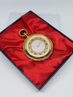 Gold-tone Mandala Pocket Watch | Gentlemen's Railroad Vest Watch - Image 6