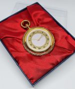 Gold-tone Mandala Pocket Watch | Gentlemen's Railroad Vest Watch - Image 9