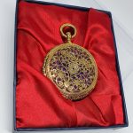 Gold-tone Mandala Pocket Watch | Gentlemen's Railroad Vest Watch - Image 7