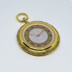 Gold-tone Mandala Pocket Watch | Gentlemen's Railroad Vest Watch - Image 3