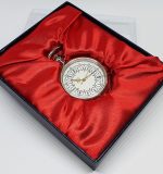 Vintage-Style Silver-tone Pocket Watch | Engraved Pocket Watch - Image 2