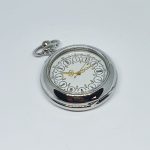 Vintage-Style Silver-tone Pocket Watch | Engraved Pocket Watch - Image 5
