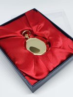 Minimalist Gold-tone Pocket Watch | Elegant Pocket Gift Watch - Image 4