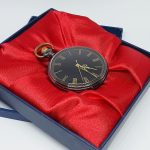Black Dial Pocket Watch with Gold-tone Details | Antique-style Watches - Image 4