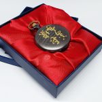 Black Dial Pocket Watch with Gold-tone Details | Antique-style Watches - Image 7