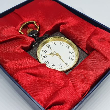 Square-shaped Black Pocket Watch | Square-Shaped Black Vest Watch