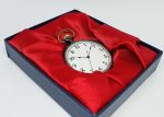 Rose-gold Pocket Watch with Gothic Floral Print | Railroad Watch - Image 7