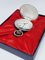 Minimalist Silver-tone Pocket Watch | Best Man Pocket Gift Watch - Image 6