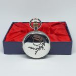 Minimalist Silver-tone Pocket Watch | Best Man Pocket Gift Watch