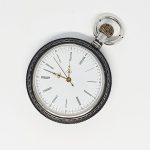 Silver-tone Cyclists Pocket Watch | Antique Bike Ride Pocket Watch - Image 6