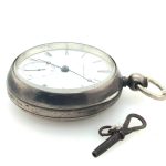 1884 Coin Silver Elgin Biscuit Watch - Image 2