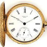 A.D. Lang & Cie Antique Victorian 18Kt Yellow Gold 38Mm Hunters Case Pocket Watch - Image 2