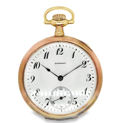 1911 E. Howard 14kt Yellow Gold Pocket Watch