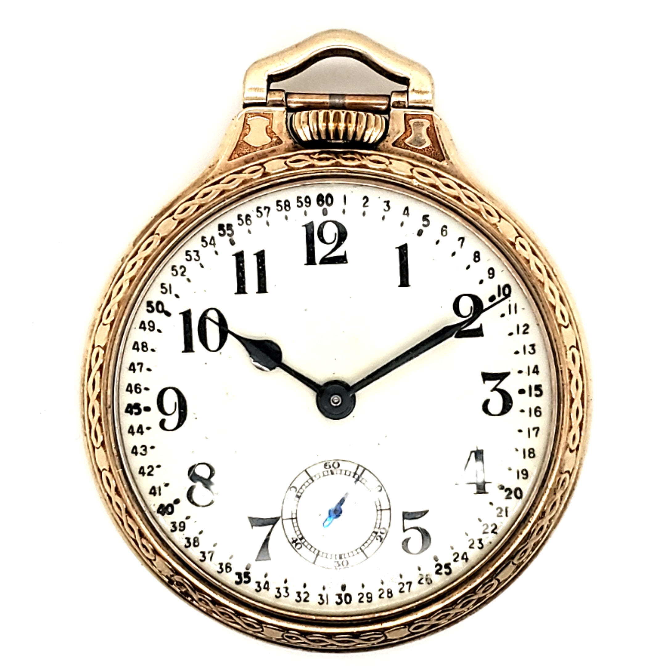 506-00596.jpg 1959 Hamilton Model 992B Pocket Watch - Image 1