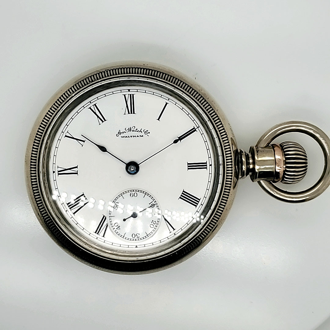 506-00601.jpg 1906 Waltham Lever Set Pocket Watch - Image 1