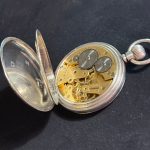 J W BENSON SILVER POCKET WATCH - Image 6