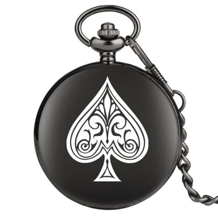Ace of Spades Pocket Watch