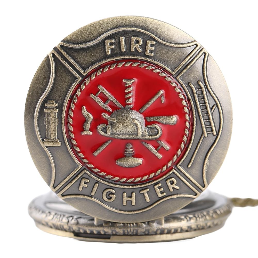 Antique-Firefighter-Pocket-Watch.jpg Antique Firefighter Pocket Watch - Image 1