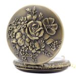 Antique Pocket Watch Retro Floraison - Image 4