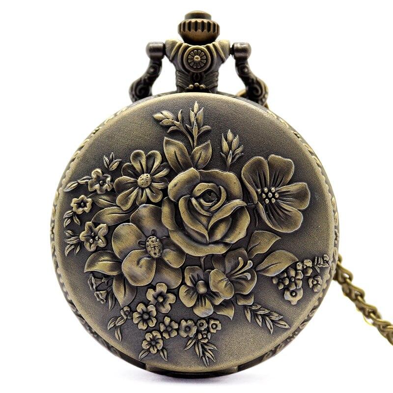 Antique-Pocket-Watch-Retro-Floraison.jpg Antique Pocket Watch Retro Floraison - Image 1