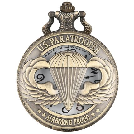 Antique Pocket Watch US Paratrooper