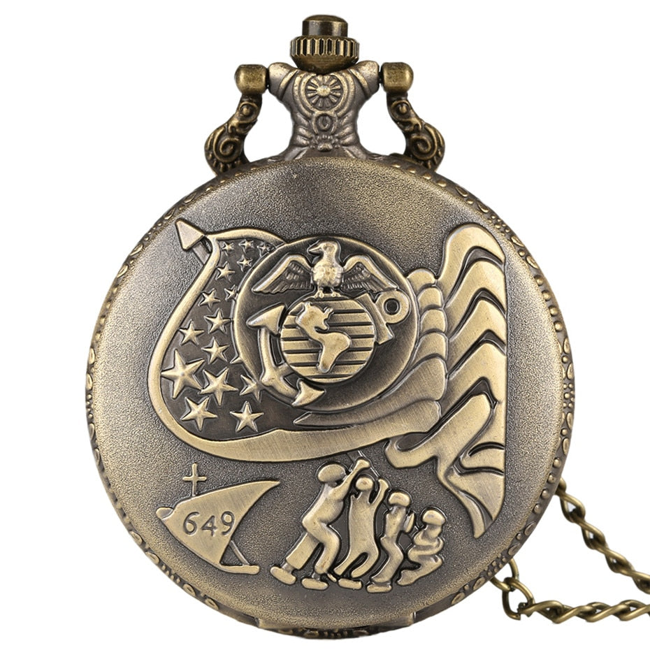 Antique-Pocket-Watch-USS-Sunfish.jpg Antique Pocket Watch USS Sunfish - Image 1