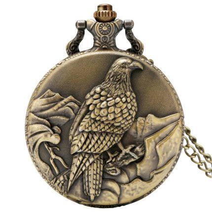 Bald Eagle Pocket Watch